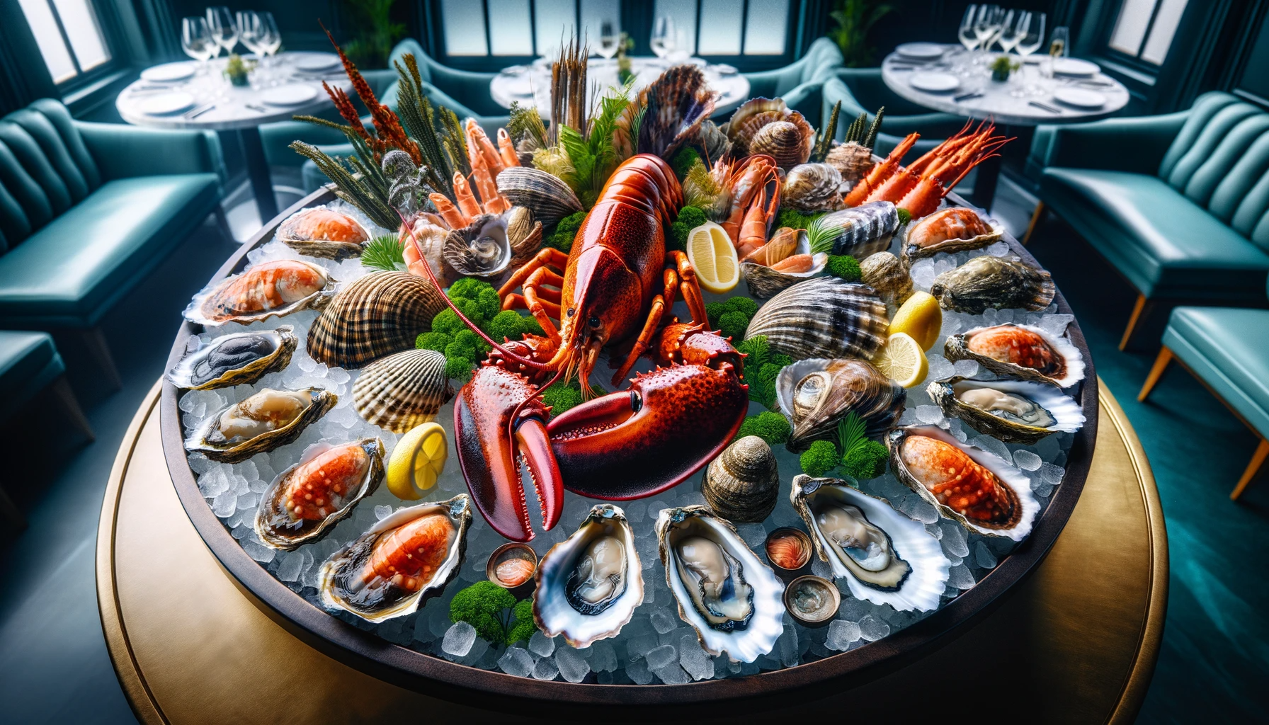 Fruits de Mer met mosselen en kreeft