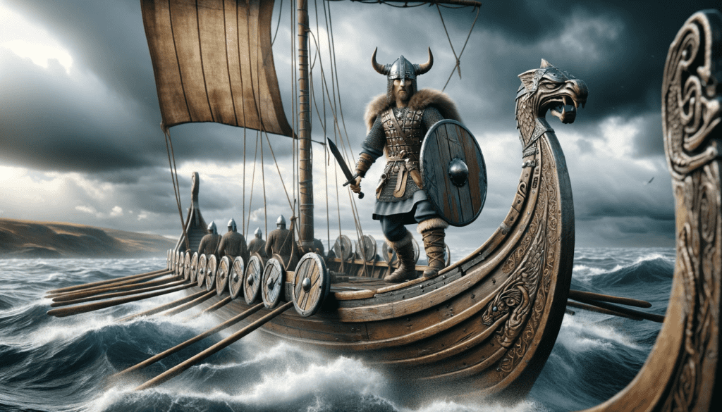 Viking on water