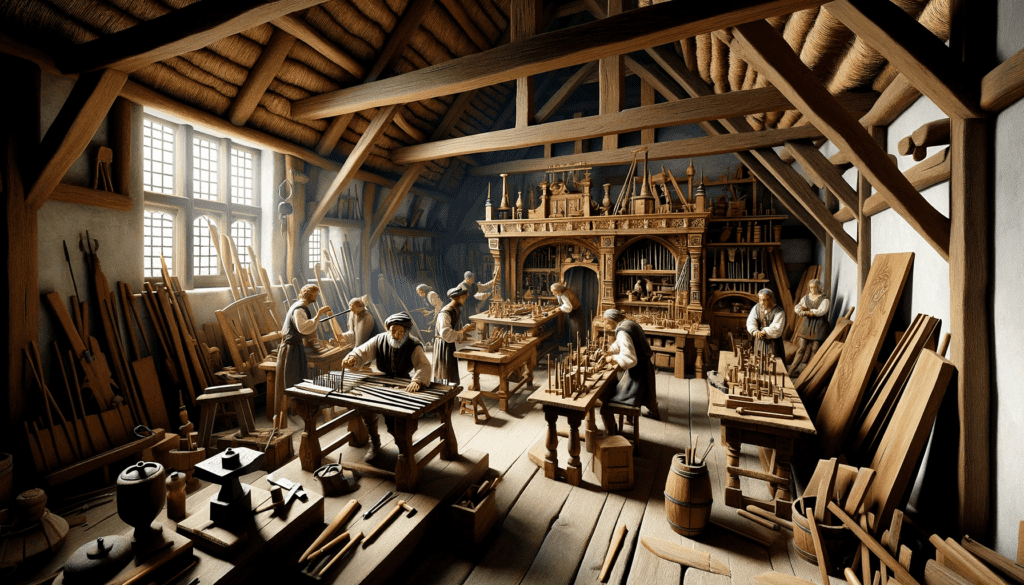 Furniture making middle ages