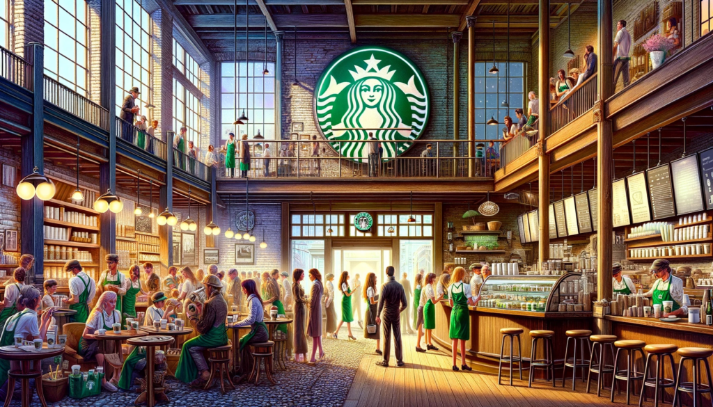 Starbucks store inside