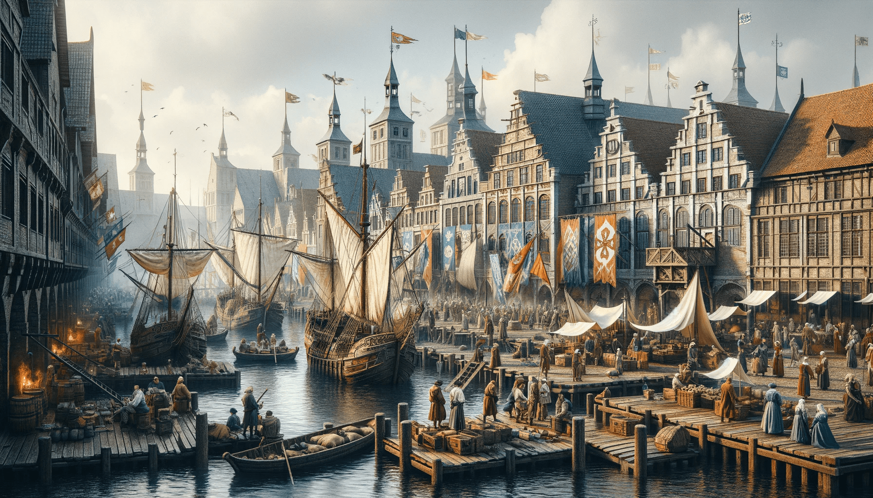 Reliving the Hanseatic League: A Journey Through Medieval Trade Networks